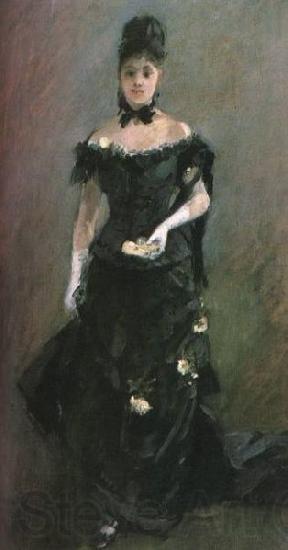 Berthe Morisot Avant le theatre Norge oil painting art